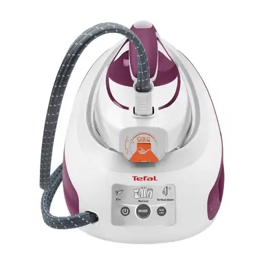 Tefal Express Anti-Calc SV8054 stoomstrijkijzer - 2800 W - 1,8 L - Durilium zoolplaat - paars, wit