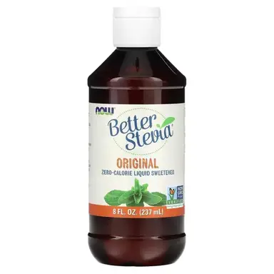 NOW Foods Better Stevia Sweetener Daily Wellness Support Liquid Original - 237ml