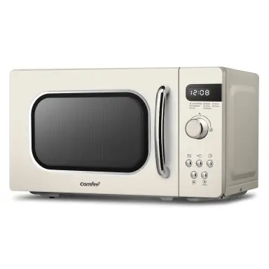 Comfee Retro Style Microwave Oven 800w 20L Cream