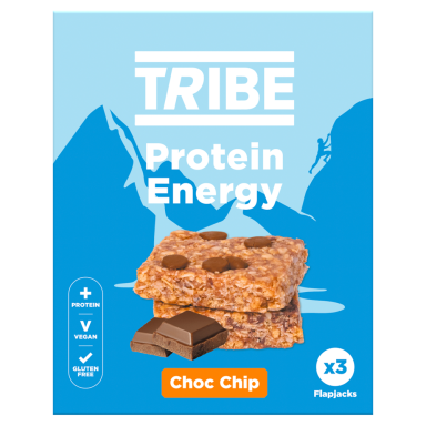 Tribe Protein Flapjack Choc Chip 3 X 38G