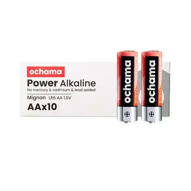 ochama 5 nummer batterijen 10 stuks Alkaline kwikvrij milieuvriendelijk geschikt voor bloeddrukmeter/bloedglucosemeter/vingerafdrukslot/afstandsbediening/weegschaal/kinder speelgoed AA 10 stuks