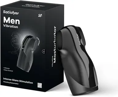 Satisfyer Men Vibration | Sextoy für Männer | Realistische Taschenmuschi | Extremer Penis-Masturbator | Wasserdichter Penis-Vibrator | Wiederaufladbares Sextoy | Intensiver Stimulator