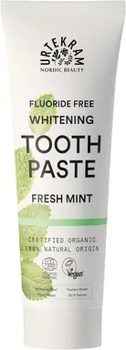 URTEKRAM Fresh Mint Fluoride Free Whitening Toothpaste 75 ml
