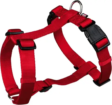 TRIXIE Jollypaw H-tuig Premium rood 52-75 x 2 cm