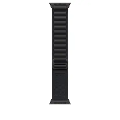 Apple Watch Alpine Loop - Schwarz (49mm, Schwarzes Titan, L)