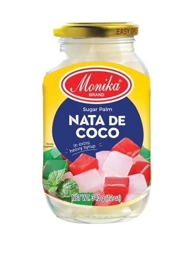 Monika Coconut Gel (Nata De Coco) - White 340g