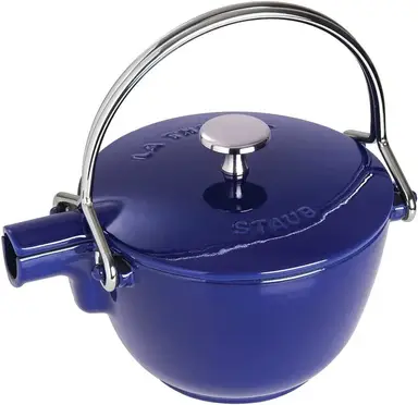 STAUB Classic theepot rond 1,15 l donkerblauw