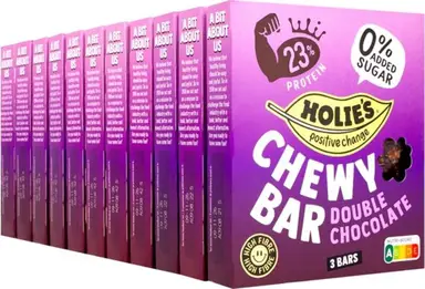 Holie's Chewy bar Double Chocolate 11 pack x 3 bars