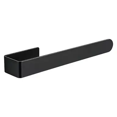 Vilscijon Stainless Steel Towel Bar, Hand Towel Rack, Bathroom Hand Towel Hanging Rod with Hooks, Multi-purpose Wall-mounted Shelf for Toilet