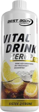 Best Body Nutrition Vital Drink Zero - Eistee Zitrone - 1000 ml Flasche