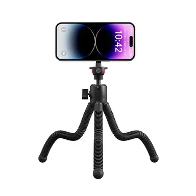 ULANZI MT30 Trépied Octopus Magnétique Flexible, Mini Perche à Selfie, Support Pliable pour Smartphone et Appareil Photo DSLR avec Filetage 1/4", Compatible iPhone 16 15 14 13 12 et Appareils Photo