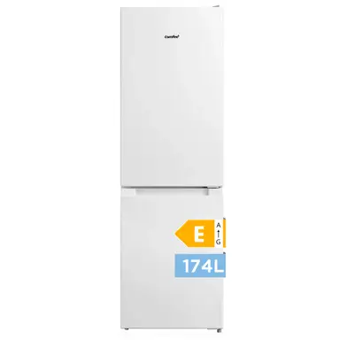 Comfee RCB169WH2E Réfrigérateur-congélateur autonome avec technologie Low Frost, classe énergétique E, blanc - 174 L