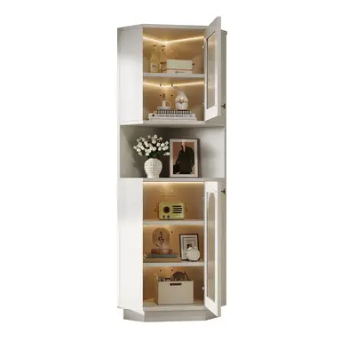 Eckschrank schmal – clever Stauraum für Ecken