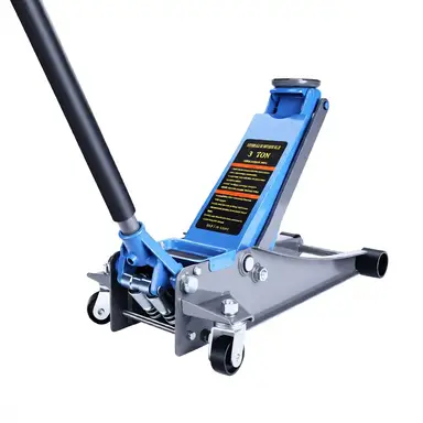 LARBANKE 3 Ton Car Jack with Dual Pistons Quick Lift Pump,6600 LBS Low Profile Carbon Steel Floor Jack,Lifting Range 2.87"-19.69",for Sport Utility Vehicle,Blue Trolley jack