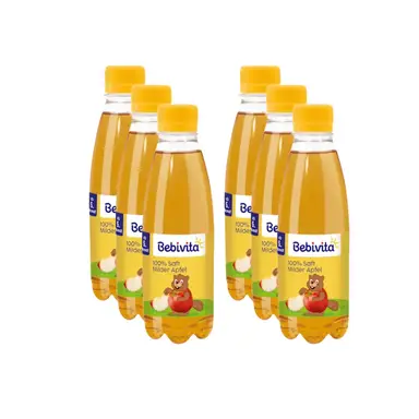 Bebivita 100% Juice Mild Apple (from 5 months) Multipack 6 x 500 ml