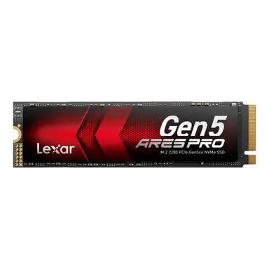 Lexar ARES PRO 1TB Gen5 NVME M.2 SSD, PCIe 5.0x4 Internal SSD, Up to 14,000 MB/s Read, for AI Applications, AAA Gaming, Video Editing, Compatible with PC, Laptops & PS5, 5 Year Limited Warranty