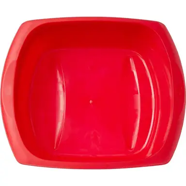 Addis Large Rectangular Washing Up Bowl, 9.5L - Red