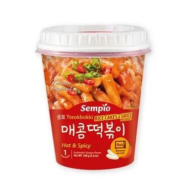 Sempio Instant Tteokbokki, Heet & Pittig (Beker)