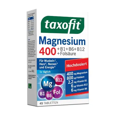 taxofit Magnesium 400 Tabletten 45 Stück