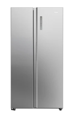 Haier HSW59F18DNMM 90cm Wide American Fridge Freezer, Non-Plumbed, Stainless Steel, D Rated