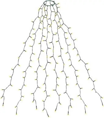 SALCAR Guirlande Lumineuse 280 LEDs pour Sapin de Noêl, 2m x 8 exterieur Etanche Guirlande LED Sapin Décoration (1,5-2,8m sapin) pour Décoration Maison, Fête, Noël, Soirée, Mariage, Jardin