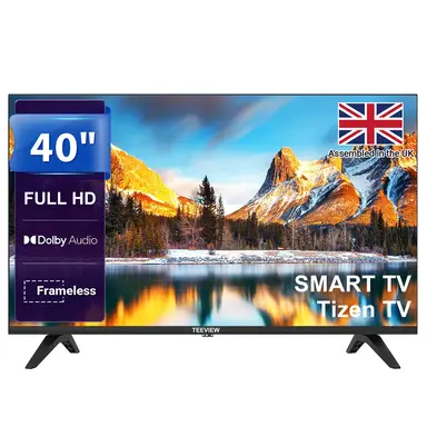 TeeView 40" Full HD Smart Tizen OS TV-40NFT0UK (Freeview Play)