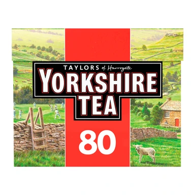 Taylors of Harrogate Yorkshire Tea 80 Tea Bags 250g