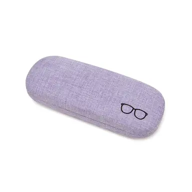Hard Shell Eyeglasses Case, Portable Protective Glasses Case for Eyeglasses & Sunglasses Storage (Purple)