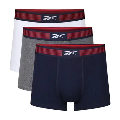Reebok RBK SPORTS TRUNKS ABEL-VECTOR marineblauw/wit/donkergrijs gemêleerd - maat M