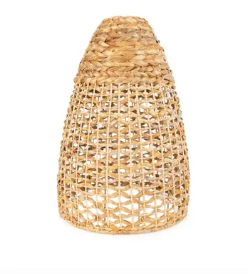 Candlelight Pendant Shade Bell Water Hyacinth Natural