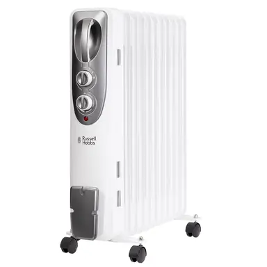 Russell Hobbs Oil‑Filled Radiator 2.5kW - White, RHOFR1106