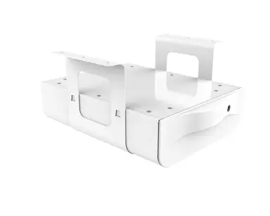 Loctek Lade Voor Onder de Toonbank Gemotoriseerde Heftafellade - Wit Lade