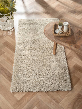 My Flair Teppich "My Shaggy" rechteckig beige 140 x 70 cm