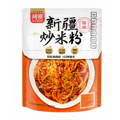 A'kuan Xinjiang gebakken rijstvermicelli 320g