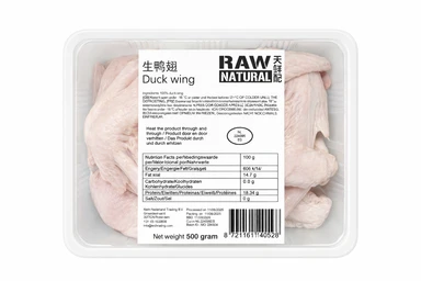 Raw Natural Raw Eendenvleugels - 500 g