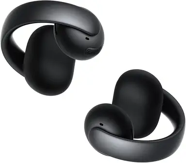 Soundcore AeroClip by Anker, Open-Ear Earbuds, Clip-On Headphones, Adaptive Comfort, Clear Calls with 4 Mics and AI, Stable Fit, 12mm Drivers for Powerful Bass, Hi-Res, Open-Ring Design