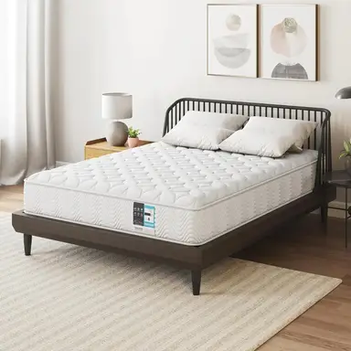 Yaheetech 140 x 200 cm Taschenfederkernmatratze, 7-Zonen, H3 (fest), 23 cm Höhe