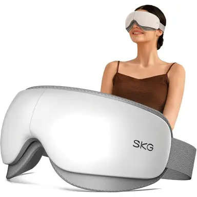SKG ES500 Eye Massager Low noise & Ultra soft skin-friendly PU Relieve eye strain Gift for lover