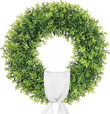 24 Inch Large Boxwood Wreath-1pcs