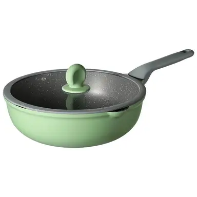 COOKER KING Poêle Wok Greenery de COOKER KING - Antiadhésive - toutes sources de chaleur - diam.
