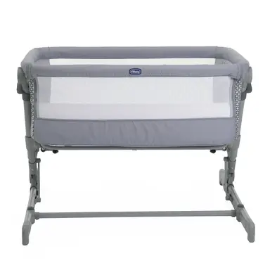 Chicco Next2Me Go Side-Sleeping Crib Soft Grey