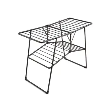 SWAN Stealth Easy-Close Collapsible Clothes Airer， Black