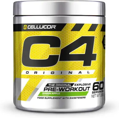 C4 Pre-Workout - 60 Portionen - Grüner Apfel