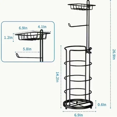 0206 Floor-Mounted Multi-Layer Paper Towel Rack (Type A)