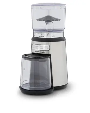Morphy Richards Brew & Blend Electric Coffee Grinder and Burr, Stainless Steel, 200g Bean Capacity,120 W - 210253