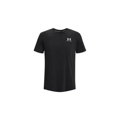 Under Armour Men's Logo Embroidered Heavyweight Short Sleeve - Black