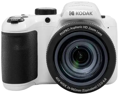 Kodak Appareil photo numérique bridge - zoom optique 40 x - blanc