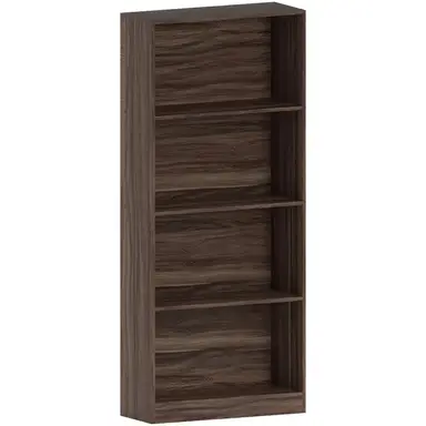Vida Designs Bookcase Cambridge 4 Shelves Walnut Large