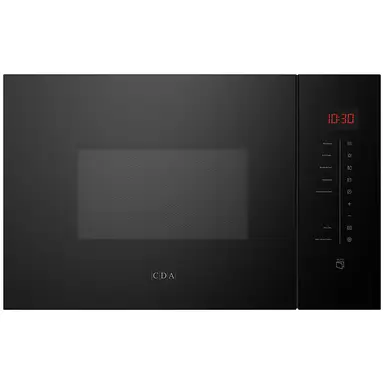 CDA VP400BL Built-In Microwave with Grill, 25L, 900W, Black