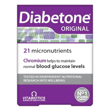 Vitabiotics Diabetone Blood Sugar Support Tablets - 30 Tablets